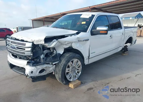2014 Ford F-150 Platinum z USA, uszkodzony, nr VIN 1FTFW1ET1EFA01292